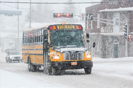 Écoles fermées en raison des mauvaises conditions météo