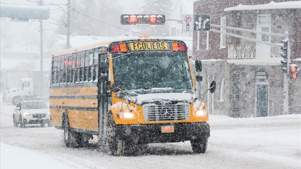 Écoles fermées en raison des mauvaises conditions météo