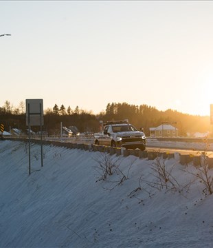 La présence de glace sur la rivière Verte inquiète