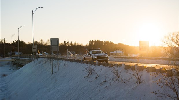 La présence de glace sur la rivière Verte inquiète