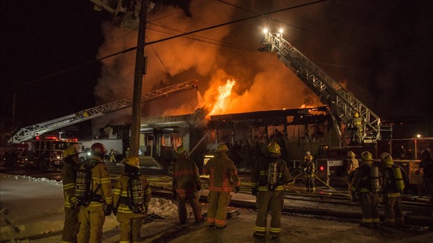 La Buanderie Rivière-du-Loup ravagée par les flammes