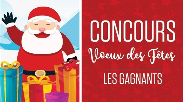 Les gagnants du concours Voeux des Fêtes