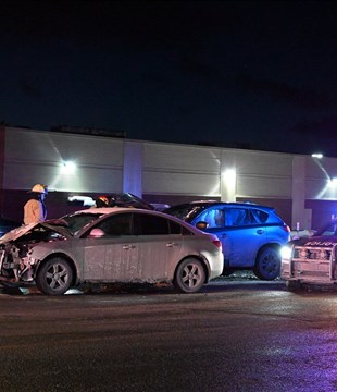 Collision sur le boulevard Armand-Thériault à Rivière-du-Loup