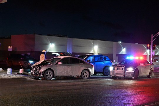 Collision sur le boulevard Armand-Thériault à Rivière-du-Loup