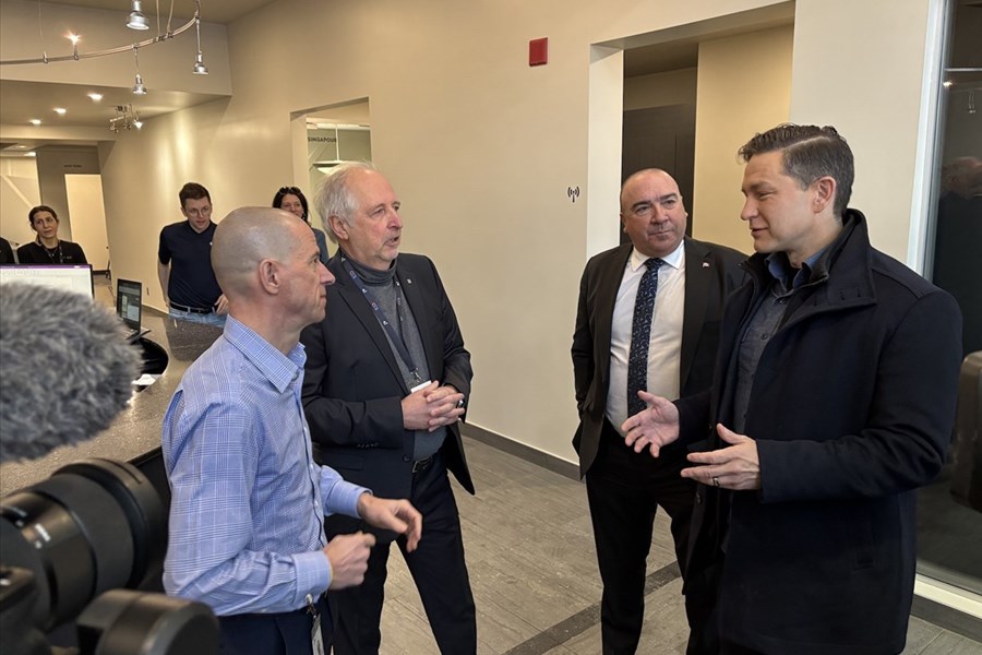 Pierre Poilievre en visite à Rivière-du-Loup