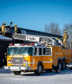 Incendie chez Les Entreprises JPC de Saint-Alexandre-de-Kamouraska 