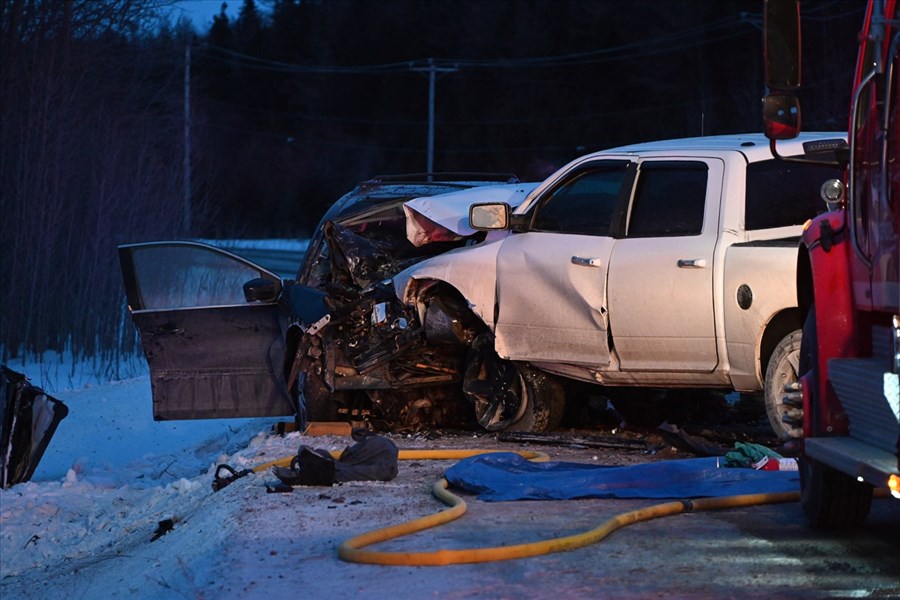 Violente collision frontale à L’Isle-Verte