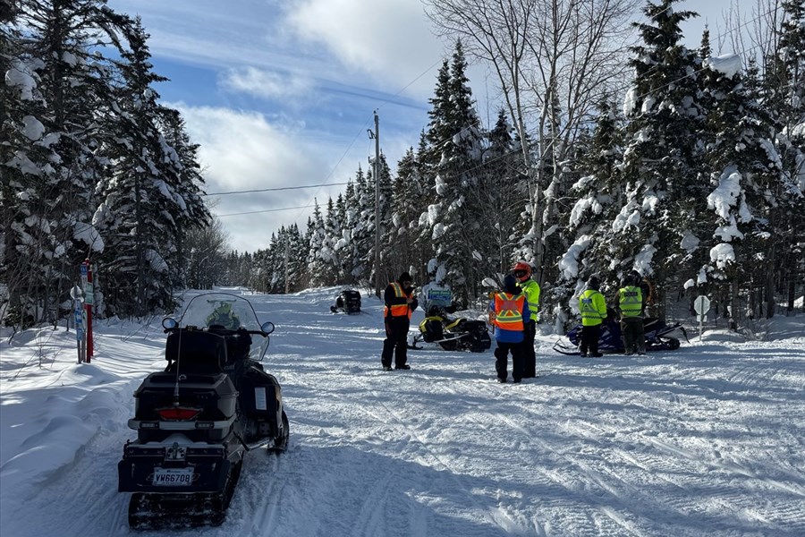 Plus de 440 motoneiges interceptées dans le Bas-Saint-Laurent