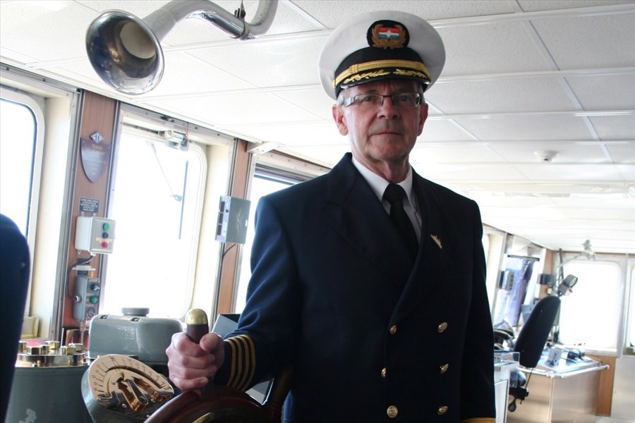 Conférence du capitaine Marc Harvey à la résidence Les Bâtisseurs 