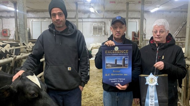 La Ferme M.P. Morissette de Cacouna, championne de la qualité du lait