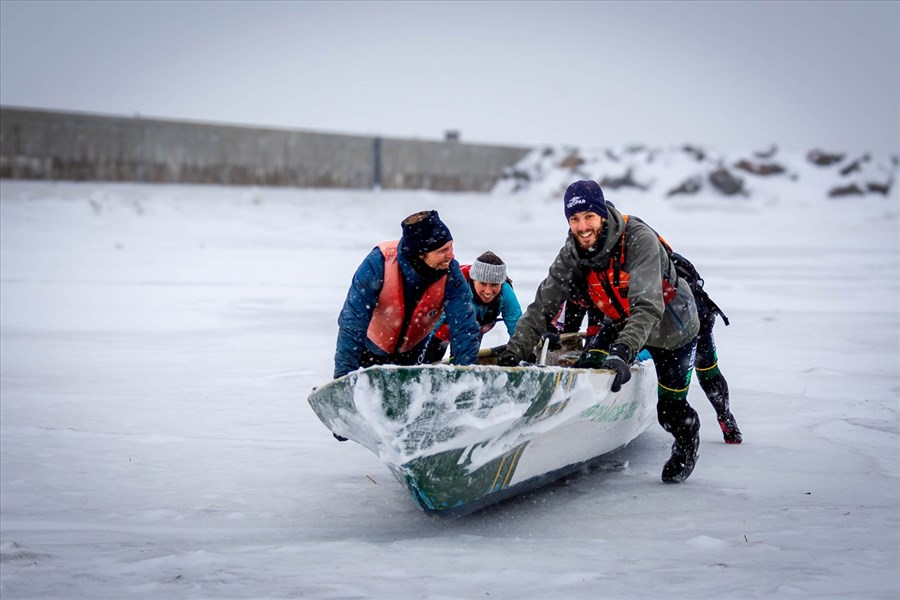 Aventure au cœur des glaces du Saint-Laurent 