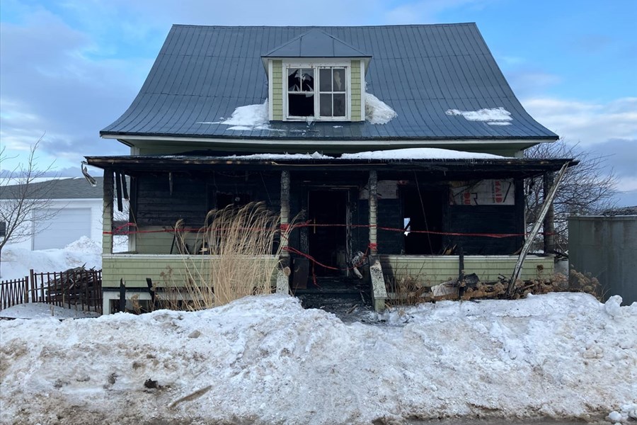 Incendie à Saint-André-de-Kamouraska