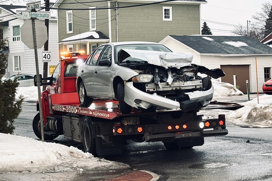 Collision à Rivière-du-Loup 