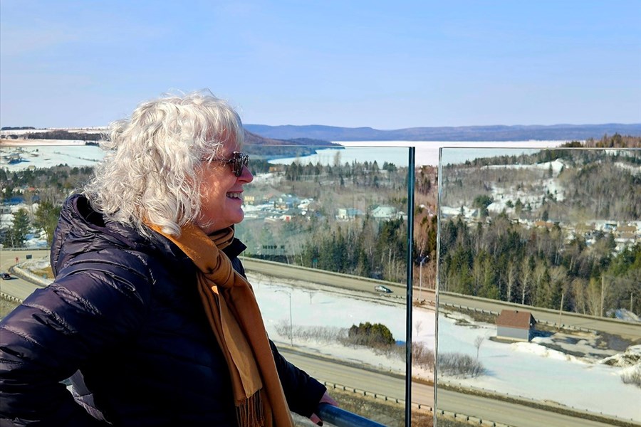 Diane Sénécal en visite dans le Témiscouata 