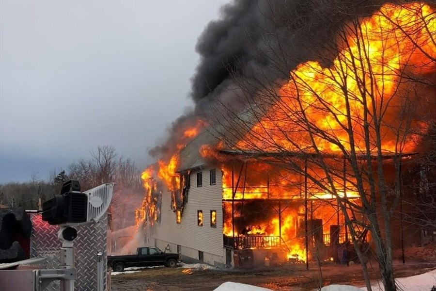 Une résidence détruite par les flammes à Saint-Alexandre-de-Kamouraska 